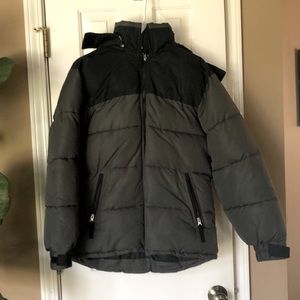Waterproof Boys Gray coat, ZuTech, size 14-16
